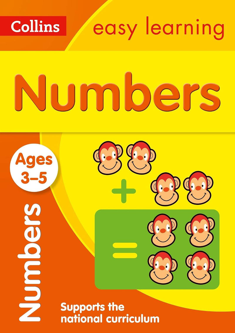 Ages 3-5 Collins Easy Learning Preschool 5 Books Collection Set by Various Authors - Fiction - Paperback