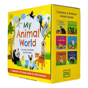 DK My Animal World 6 Books Collection Box Set (Baby Animals, Baby Dinosaurs, Cuddly Animals, Farm, Puppies & Wild Animals) - The Book Bundle