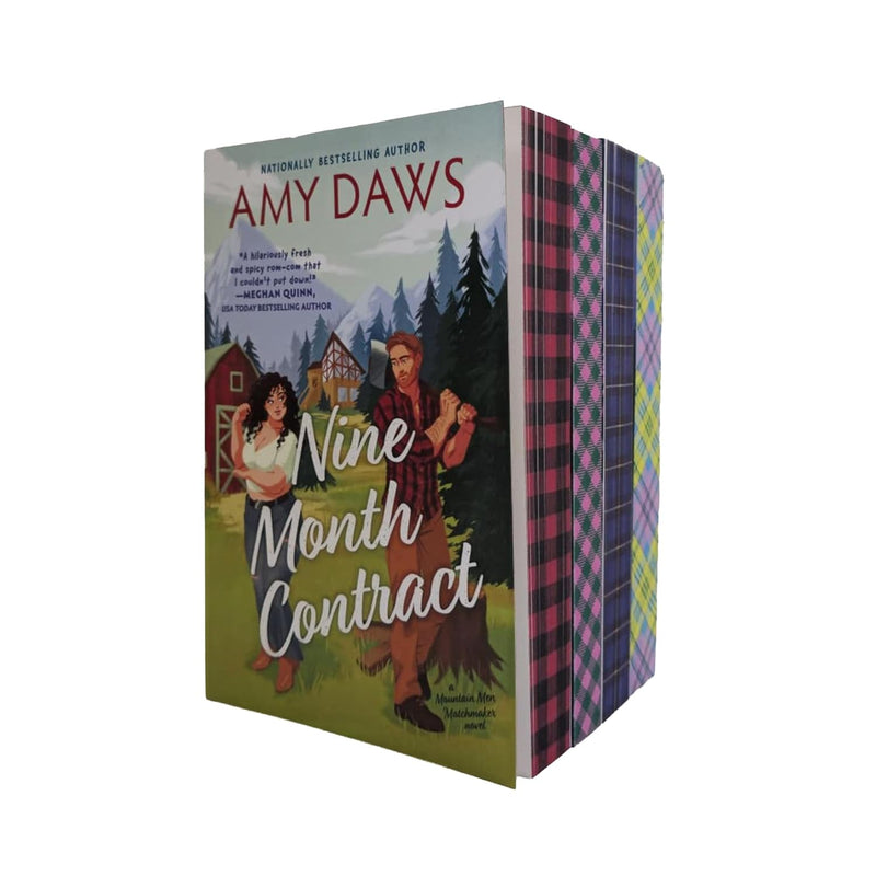 Mountain Men Matchmaker Series 4 Books Collection Set By Amy Daws - Fiction - Paperback