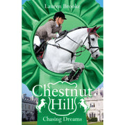 Chestnut Hill Collection of 5 Lauren Brooke books including Racing Hearts and A Time to Remember, featuring colorful book covers.