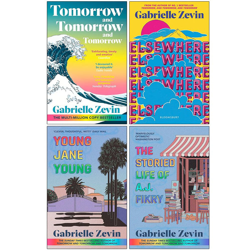 Gabrielle Zevin Collection 4 Books Set (Tomorrow and Tomorrow and Tomorrow, Elsewhere) - The Book Bundle