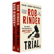 Rob Rinder 2 Books Collection Set (The Trial & The Suspect) - The Book Bundle