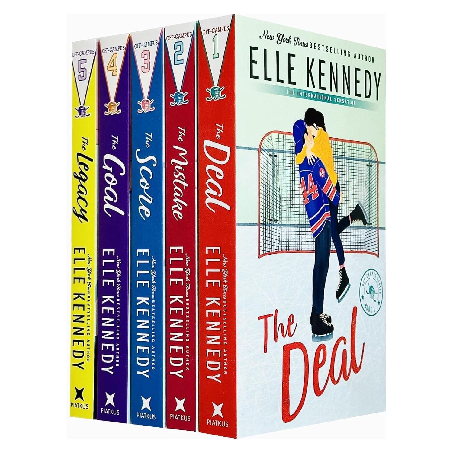 洋書 Elle Kennedy Off-Campus Series 全5巻セット Off-Campus Series By Elle Kennedy 5 Books Collection Set - Fiction
