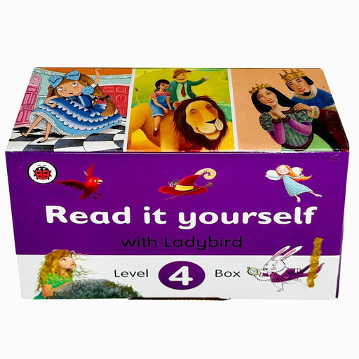 Ladybird Read it Yourself Tuck Box Level 4: 8 Books Box Set (Heidi, The Little Mermaid) - The Book Bundle