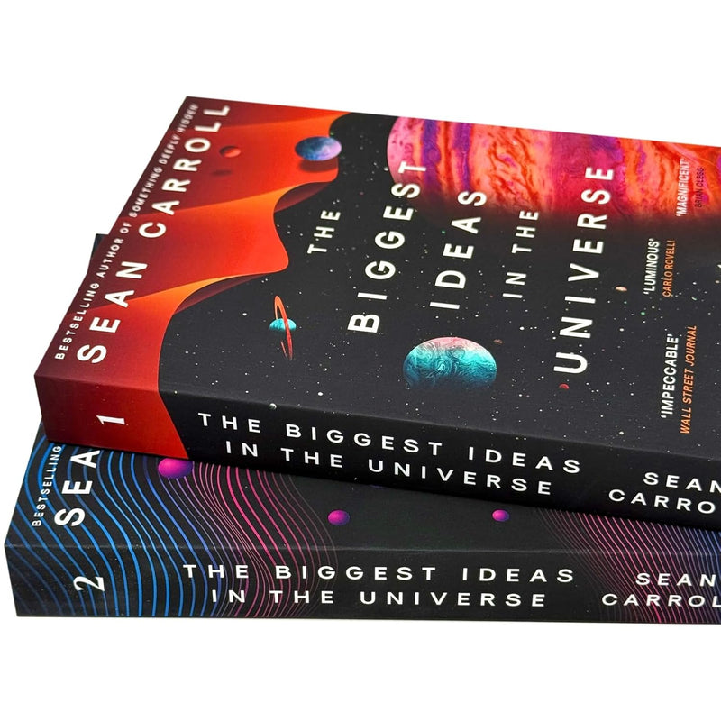 Sean Carroll The Biggest Ideas in the Universe Collection 2 Books Set (Space, Time and Motion & Quanta and Fields) - The Book Bundle