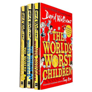David Walliams Worlds Worst Children Collection 3 Books Set (The Worlds Worst Children 1, 2 & 3) - The Book Bundle