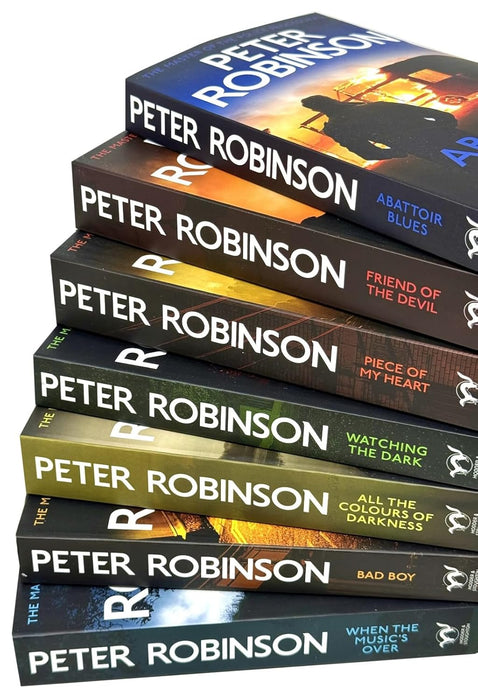 Inspector Alan Banks Series Collection 7 Books Set By Peter Robinson (When the Music's Over, Bad Boy & More)