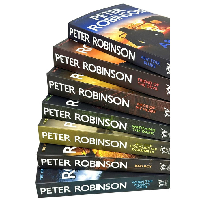 Inspector Alan Banks Series Collection 7 Books Set By Peter Robinson (When the Music's Over, Bad Boy & More)