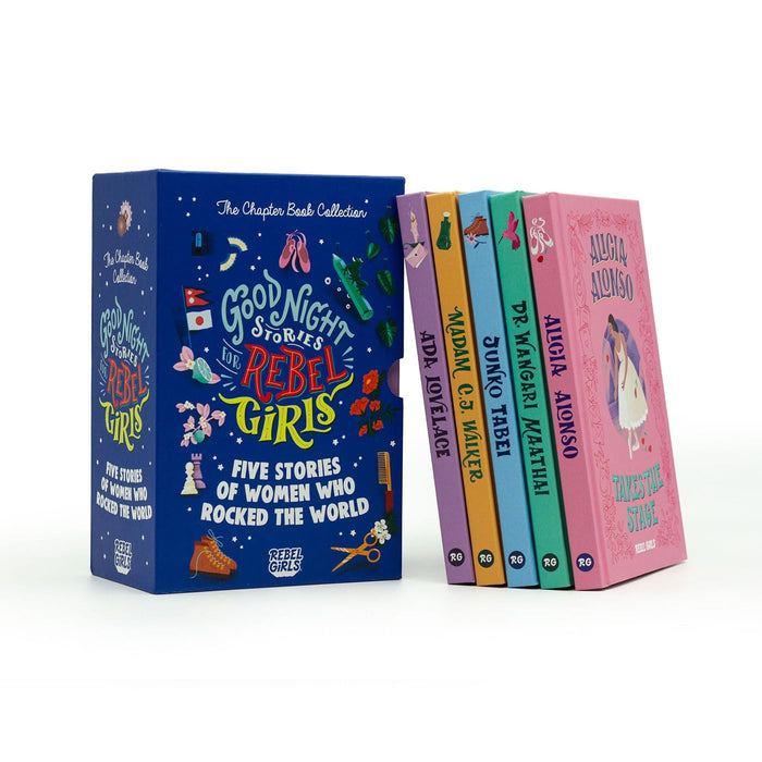 Good Night Stories for Rebel Girls 5 Books Collection Box Set (A Rebel Girls Chapter Books) - The Book Bundle