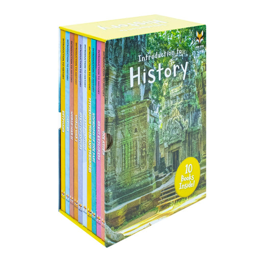 Children Introduction To History For Beginners (Series 2) 10 Hardback Book Collection set: (The Aztecs, Castles, Egyptians, Great Explorers, Great ... And Treasures, World War I, World War II) - The Book Bundle