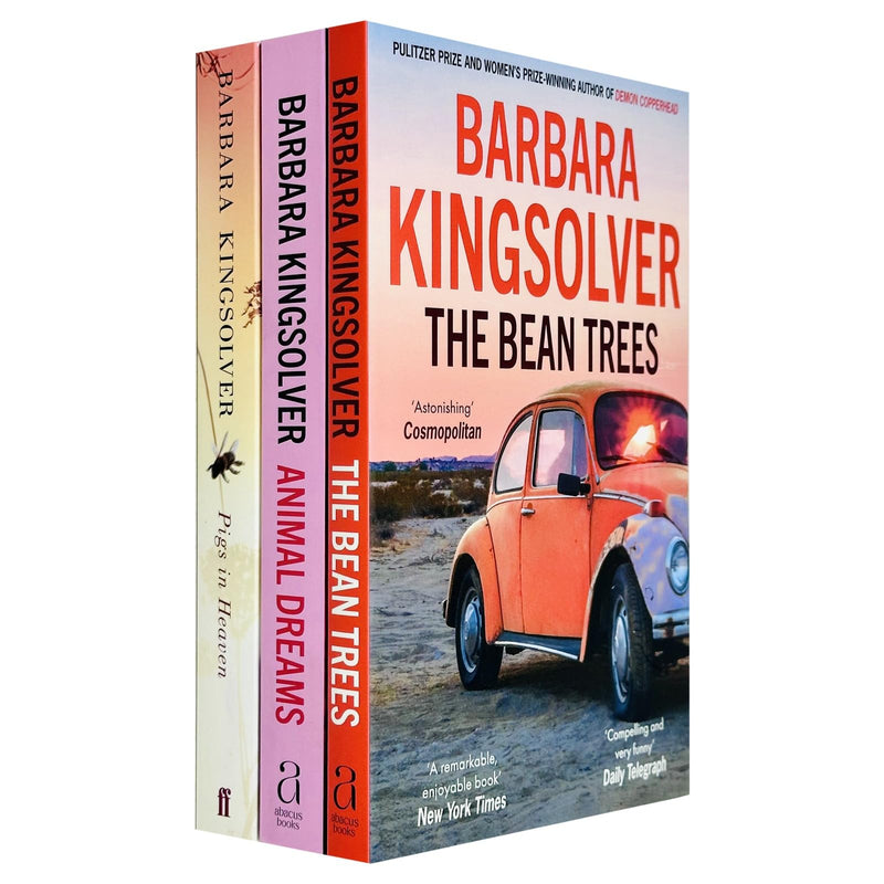 Animal Dreams, The Bean Trees, Pigs in Heaven 3 Books Collection Set by Barbara Kingsolver - Fiction - Mixed Format