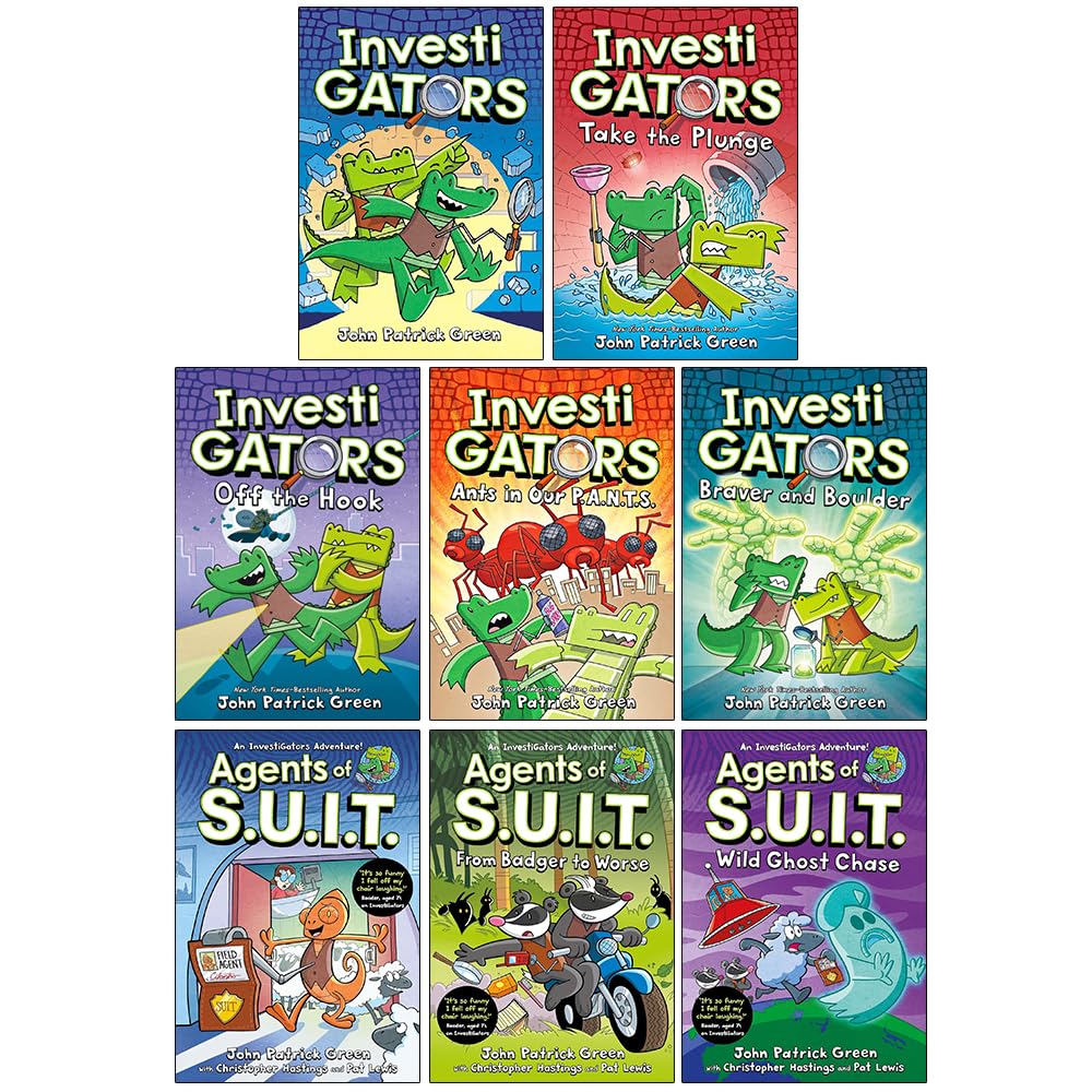 Investigators Series 8 Books Collection Set by John Patrick Green