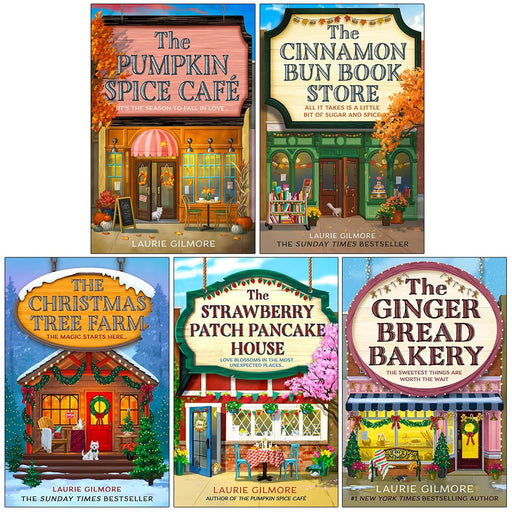 Dream Harbor Series 5 Books Collection Set By Laurie Gilmore (The Pumpkin Spice Café, The Cinnamon Bun Book Store) - The Book Bundle