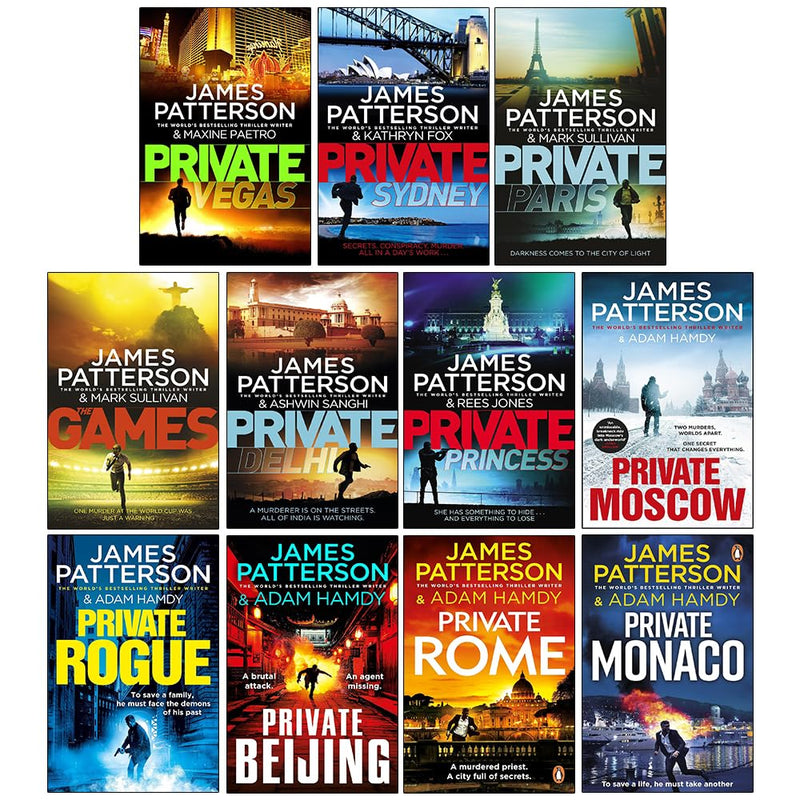 James Patterson Private Series 11 Books Collection Set by James Patterson - Fiction - Paperback