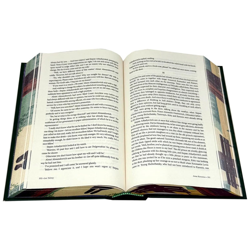 Anna Karenina Deluxe Limited Edition Hardcover by Leo Tolstoy - Fiction