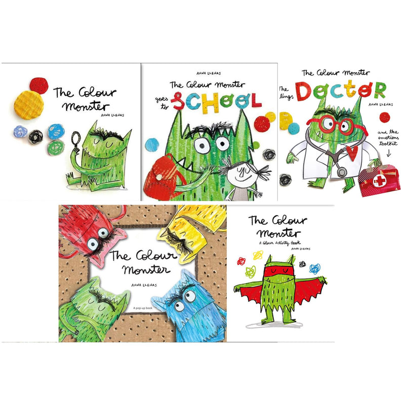 The Colour Monster Collection by Anna Llenas 5 Books Collection Set - Fiction - Ages 3–7 - The Book Bundle