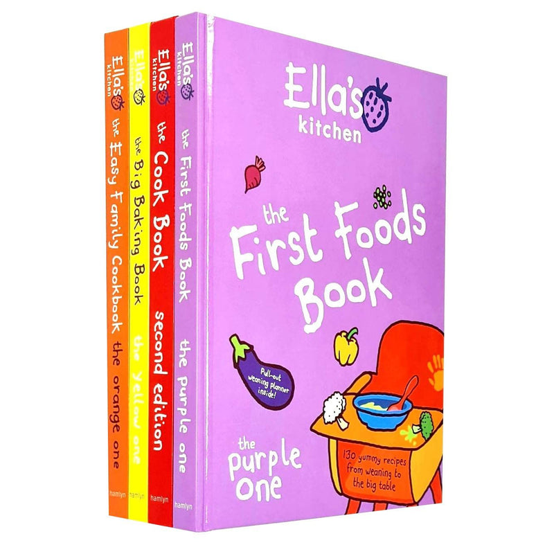 Ella's Kitchen 4 Books Collection Set The Easy Family Cookbook & The Big Baking Book - Non Fiction - Hardcover