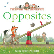 Set of seven Percy the Park Keeper paperback books by Nick Butterworth, featuring colorful illustrations and characters from the stories.