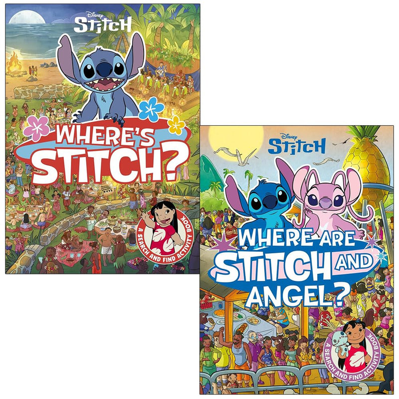 Where's Stitch? & Where Are Stitch and Angel? 2 Books Collection Set - Fiction - Paperback