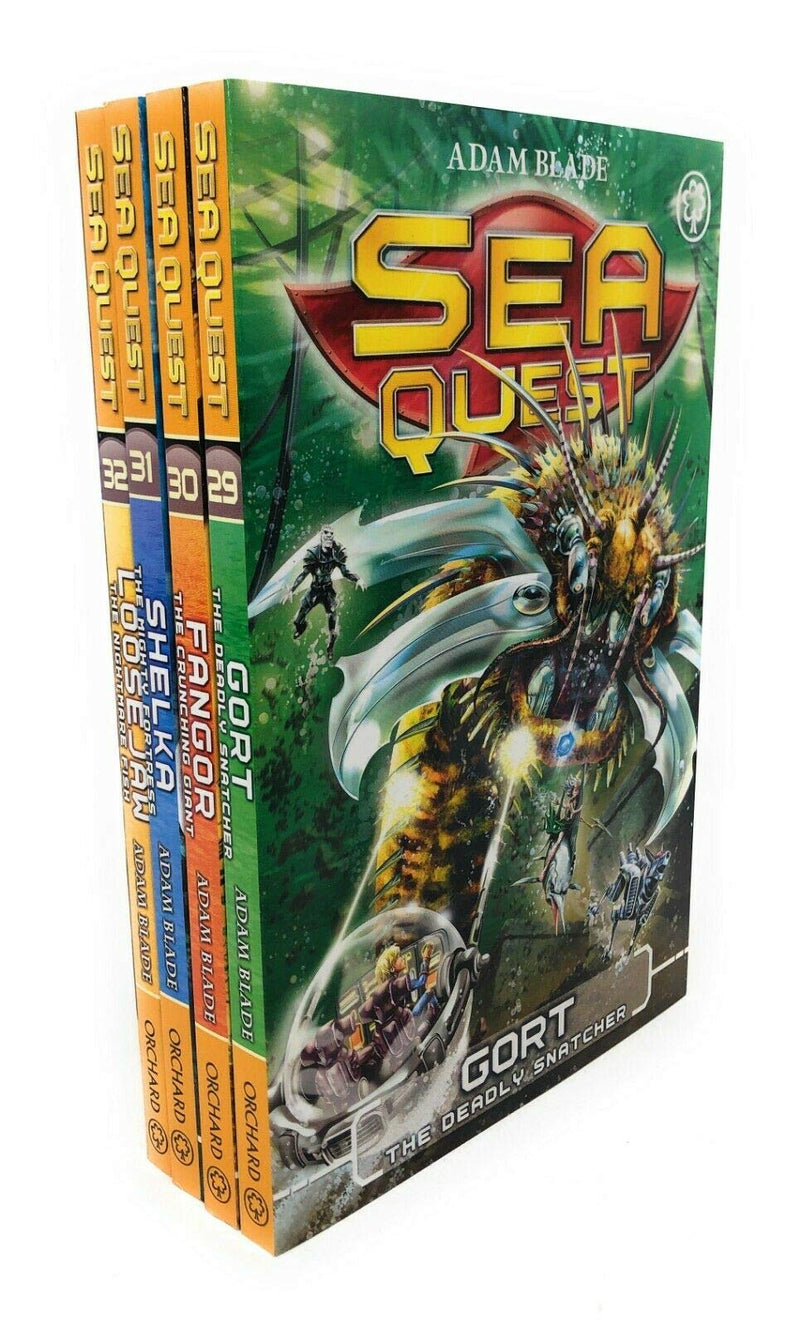 Sea Quest 4 Books Collection Set by Adam Blade - Fiction - Paperback Gort, Gangor