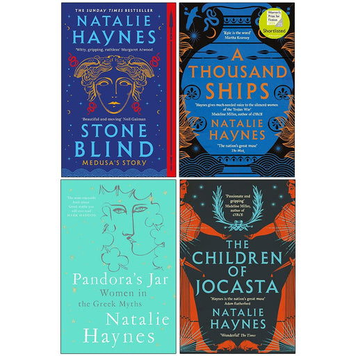 Natalie Haynes 4 Books Set Stone (Blind, Children of Jocasta, Pandora's Jar) - The Book Bundle