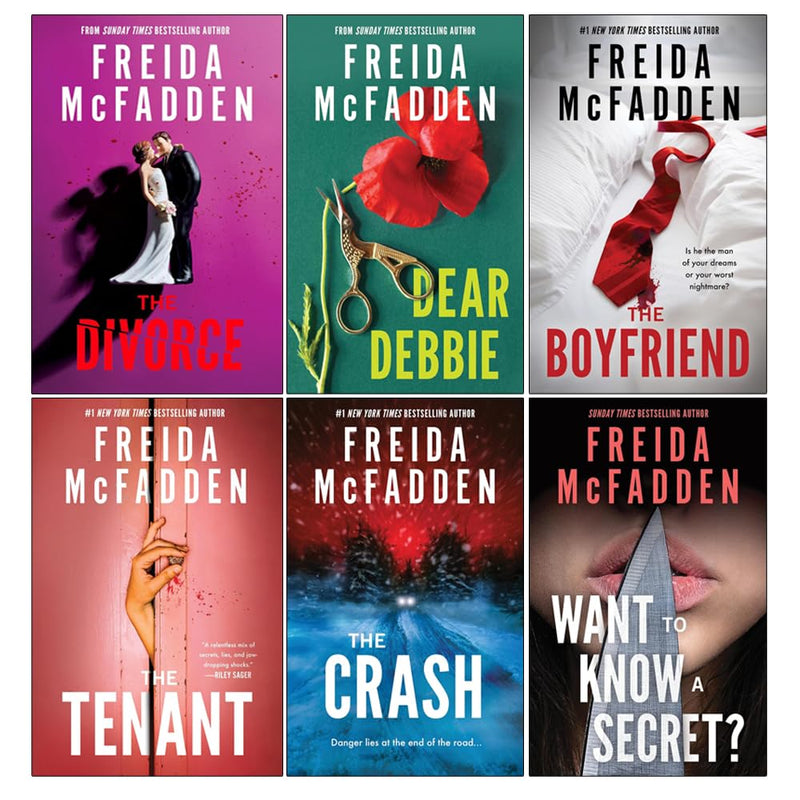 The Divorce and The Boyfriend 6 Books Collection Set by Freida McFadden - Fiction - Paperback
