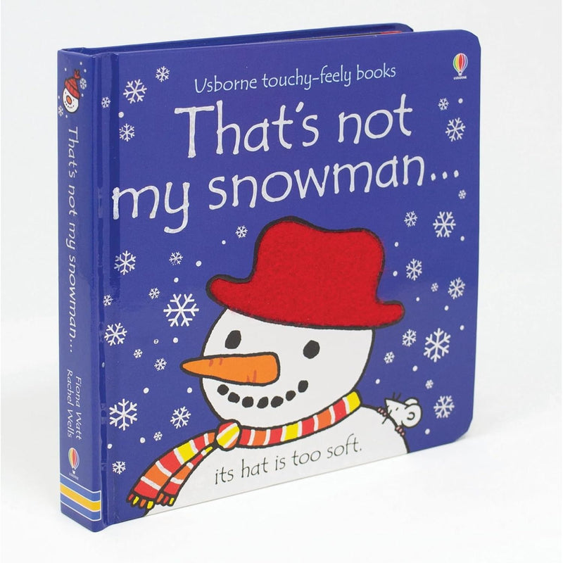 Cover image of "That's Not My Snowman" by Fiona Watt, a Christmas and winter-themed children's book for babies and toddlers.