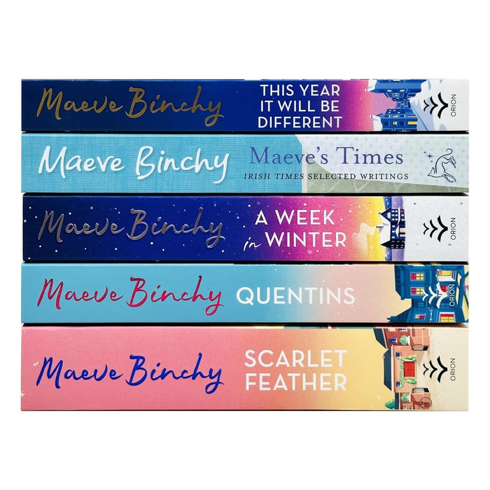 Maeve Binchy Collection 5 Books Set (Scarlet Feather, This Year It Will Be Different) - The Book Bundle