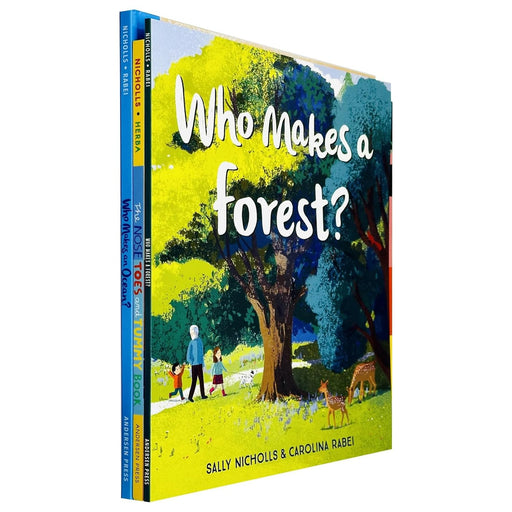 Sally Nicholls Collection 3 Books Set Who Makes a Forest, Who Makes an Ocean - The Book Bundle