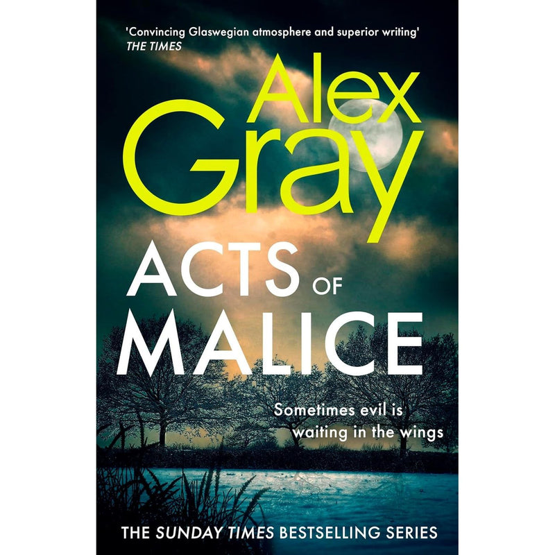 DSI William Lorimer series 20-22 Collection by Alex Gray, includes Questions for a Dead Man, Out of Darkness, Acts of Malice, Sphere Ltd.