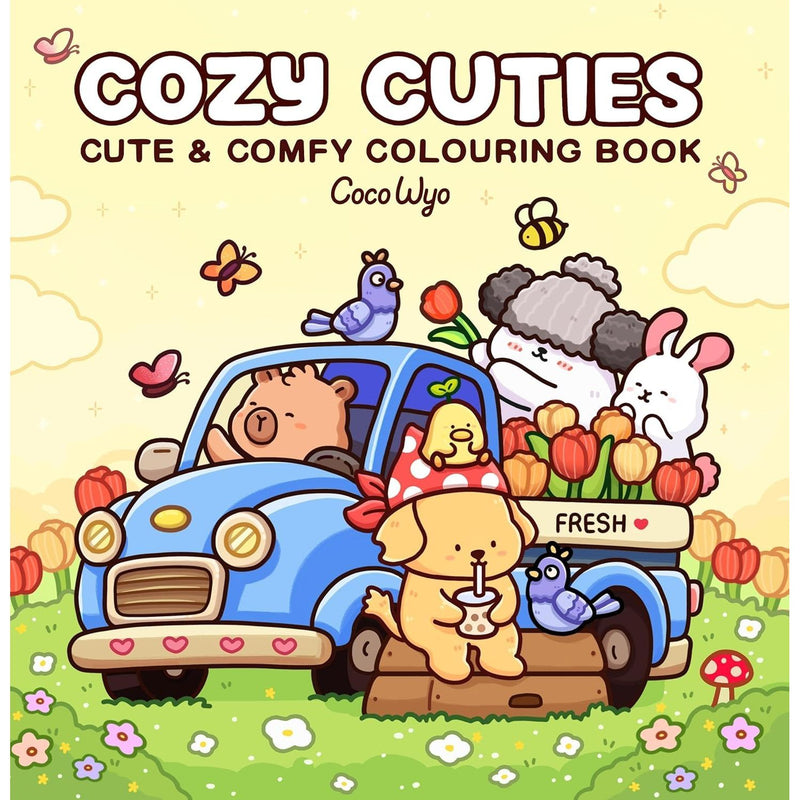 Coco Wyo Cozy Colouring Books 5 Books Set (Cozy Corner, Cozy Cuties, Cozy Friends, Cozy Vibes, Girl Moments) - The Book Bundle