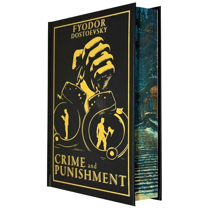 Hardcover of Crime and Punishment by Fyodor Dostoevsky, Spayed Edition, fiction book published by Rupa Publications Ltd.