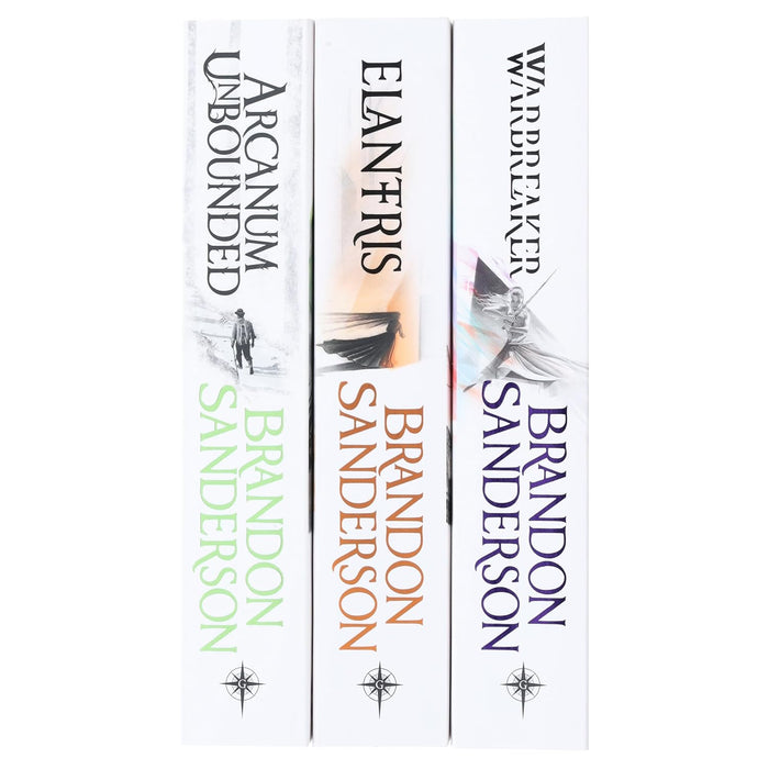 Brandon Sanderson 3 Books Collection Set (Arcanum Unbounded, Elantris & Warbreaker) - The Book Bundle