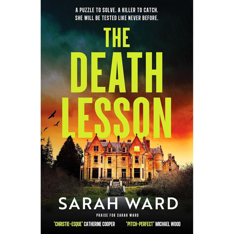 Mallory Dawson & Carla James Crime Thrillers 2 Books Collection Set by Sarah Ward (Quiet Bones & The Death Lesson) - The Book Bundle