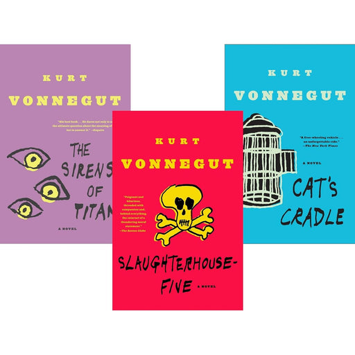 Kurt Vonnegut Collection 3 Books Set (Slaughterhouse 5, Cat's Cradle, The Sirens Of Titan) - The Book Bundle