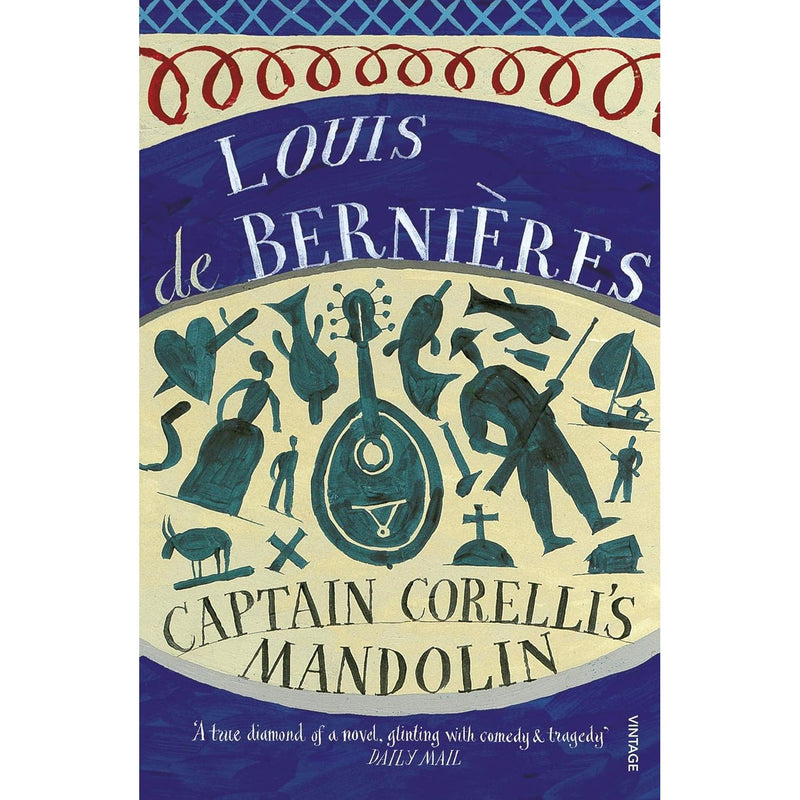 Vintage Louis de Bernières book set including Captain Corelli's Mandolin, Light Over Liskeard, Birds Without Wings in paperback.