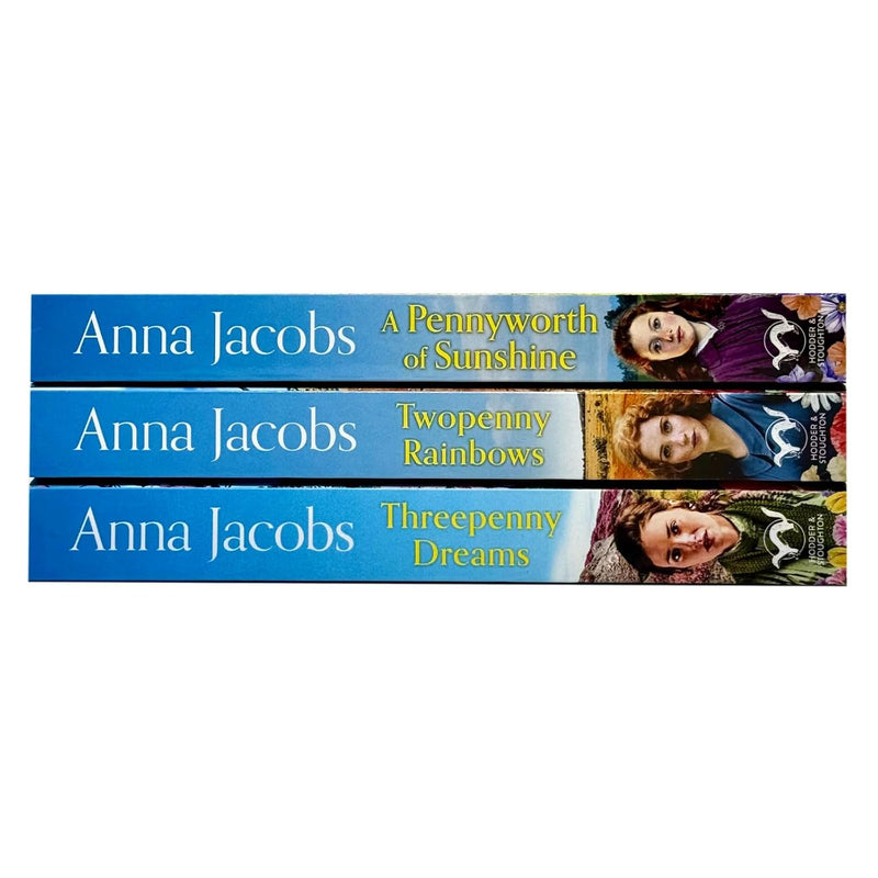 Anna Jacobs Michaels Family Series 3-book set including Pennyworth of Sunshine, Twopenny Rainbows, and Threepenny Dreams by Hodder & Stoughton