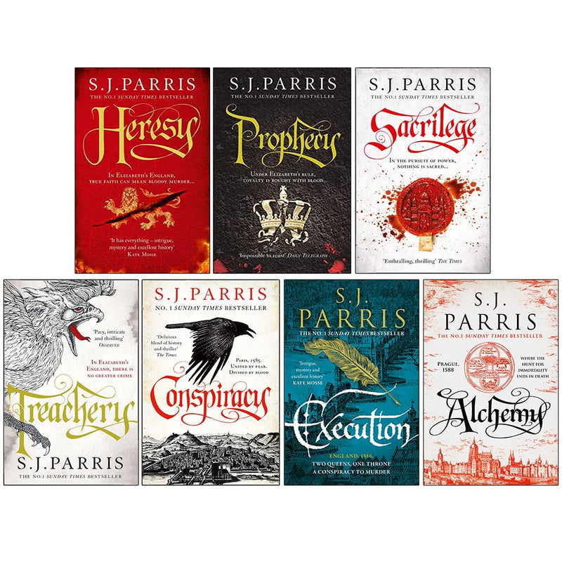 Giordano Bruno Series 7 Books Collection Set by S. J. Parris - The Book Bundle