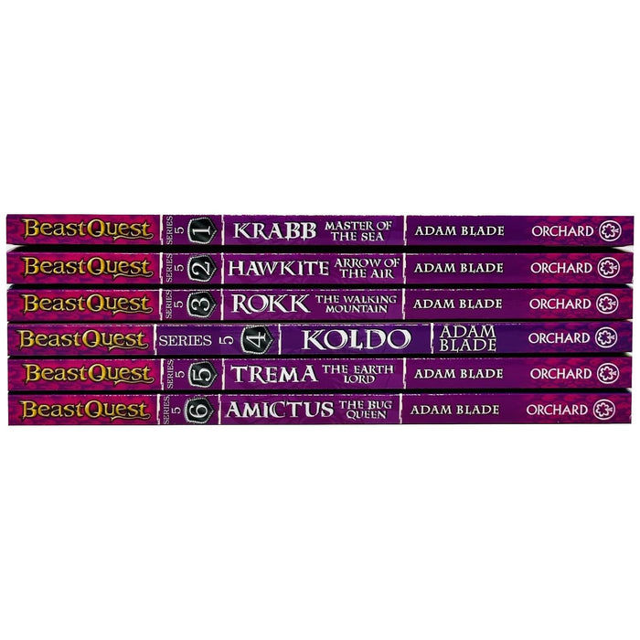 Beast Quest Pack: Series 5, 6 books,(Amictus The Bug Queen, Koldo The Arctic Warrior) - The Book Bundle