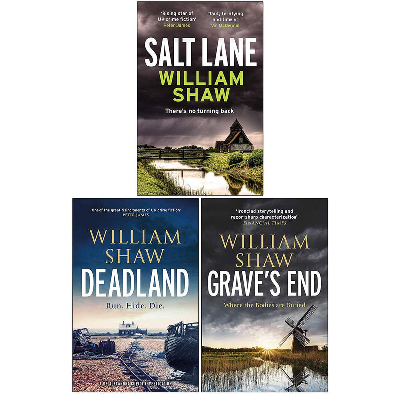 William Shaw 3 Books Collection Set  (Salt Lane, Deadland & Grave's End)