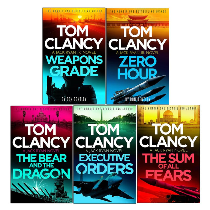 Tom Clancy Series 5 Books Collection Set by Tom Clancy & Don Bentley - Fiction - Paperback