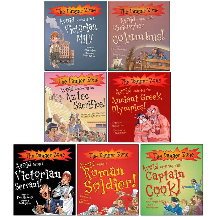 The Danger Zone Collection 7 Books Set Avoid Sailing With Christopher Columbus - The Book Bundle