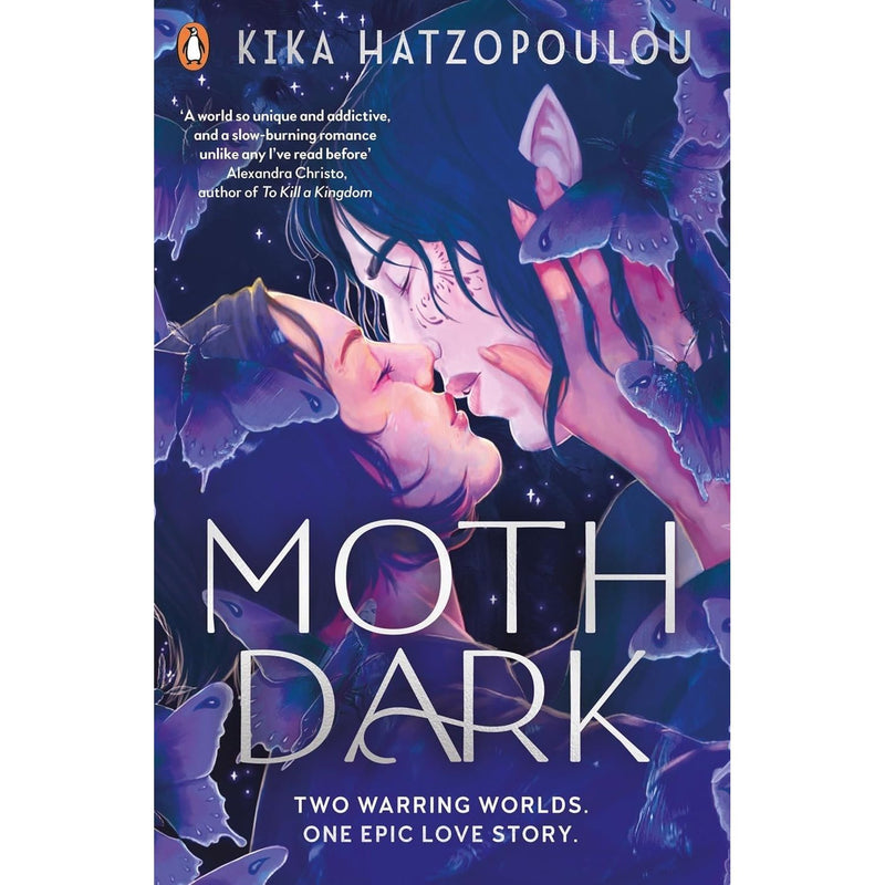 Set of three paperback books from Kika Hatzopoulou's "Threads That Bind & Hearts That Cut & Moth Dark" collection by Penguin.