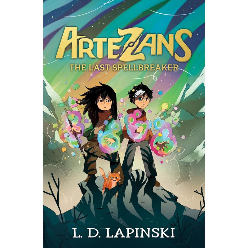 Set of three Artezans Series books by L.D. Lapinski in paperback, featuring colorful cover art from Orion Children's Books.