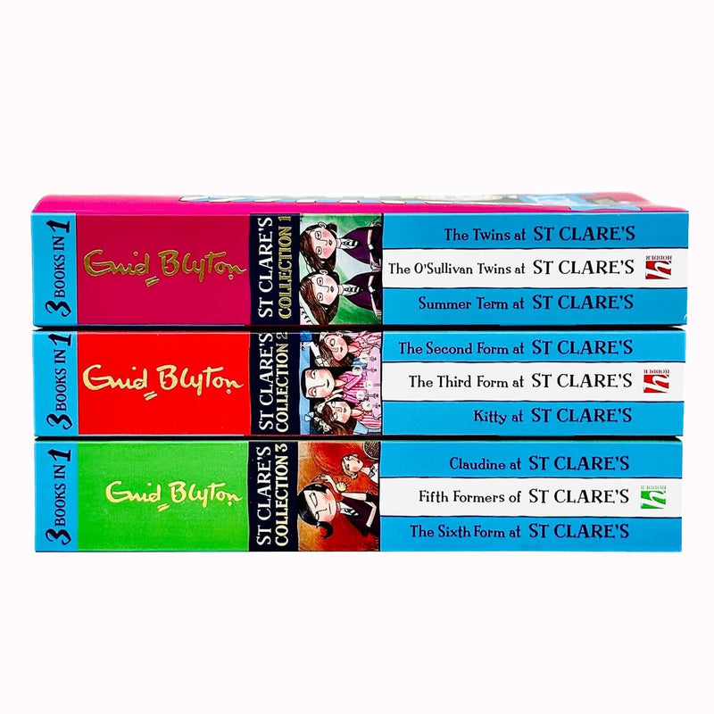 Enid Blyton St Clares Collection 3 Books Set (9 Stories in 3 Books) - The Book Bundle