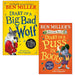 Ben Miller Fairytale Woods 2 Books Collection Set (Diary of a Big Bad Wolf and Diary of a Puss in Boots) - The Book Bundle