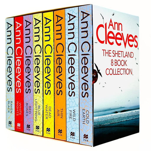 Shetland Series Books 1 - 8 Collection Set by Ann Cleeves (Raven Black, White Nights, Red Bones) - The Book Bundle