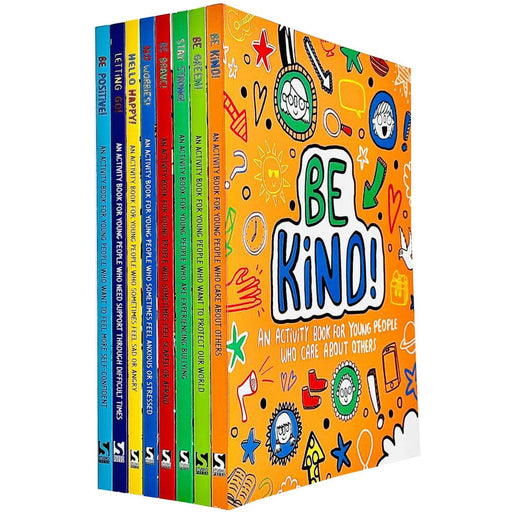 Mindful Kids 8 Books Collection Set (Hello Happy!, No Worries!, Be Brave!, Stay Strong!) - The Book Bundle