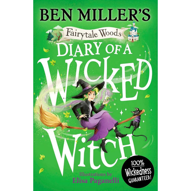 Fairytale Woods Series 3 Books Collection Set By Ben Miller (Diary of a Puss in Boots, Diary of a Wicked Witch & Diary of a Big Bad Wolf) - The Book Bundle