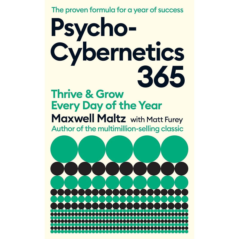 Psycho-Cybernetics book collection by Maxwell Maltz, paperback set with two self-help books on improving mindset and success.